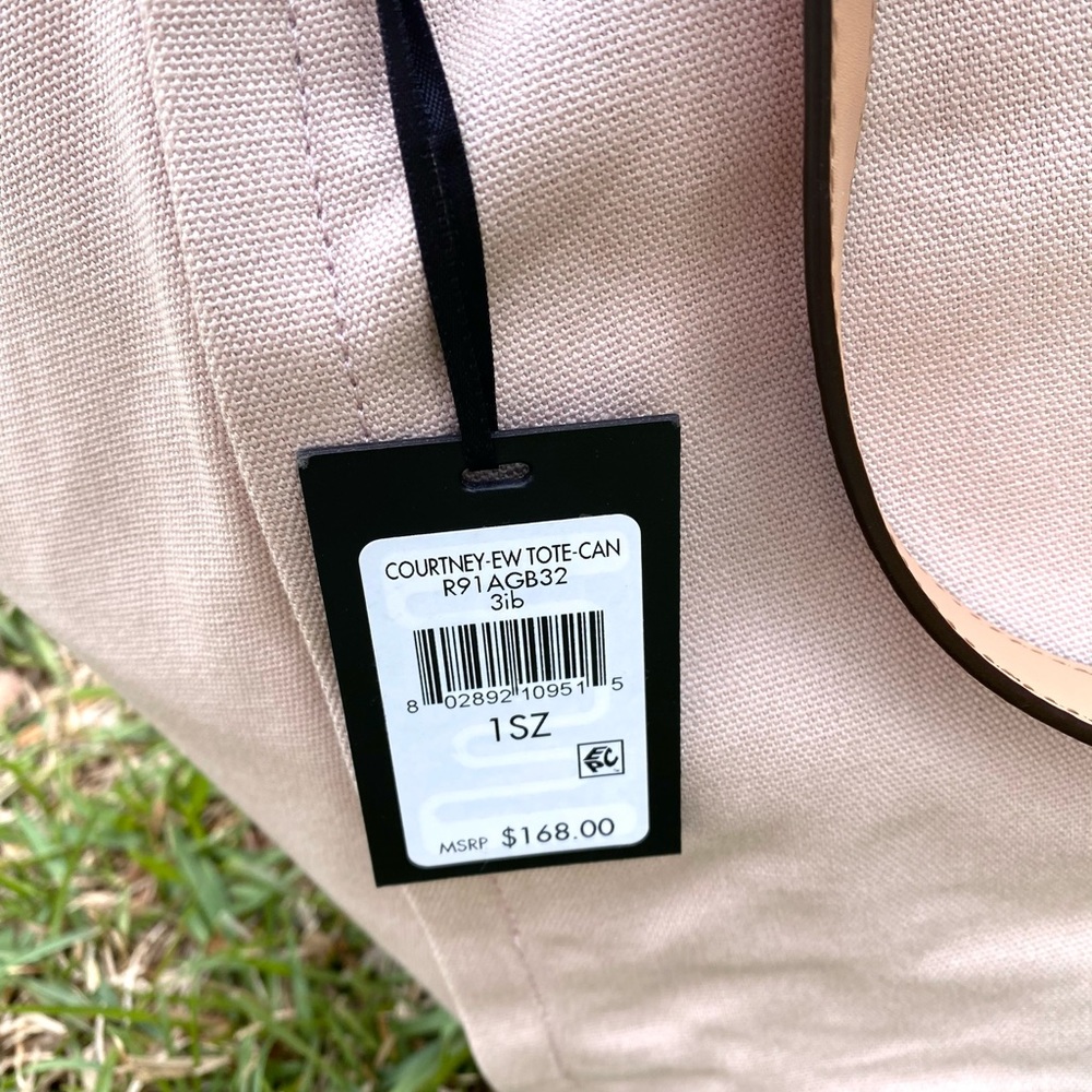 New DKNY Courtney EW East West Canvas Tote (Store Return) - Picture 12 of 15